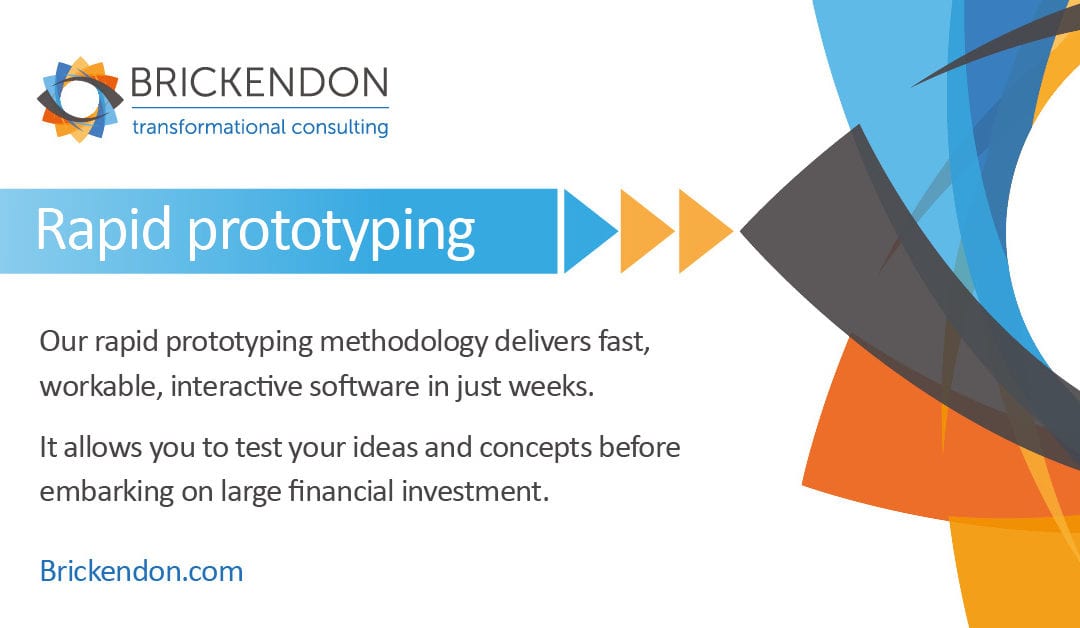 Rapid Prototyping – Deliver Fast, Workable, Interactive Software